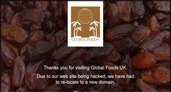 Desktop Screenshot of globalfoodsuk.com