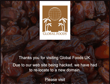 Tablet Screenshot of globalfoodsuk.com